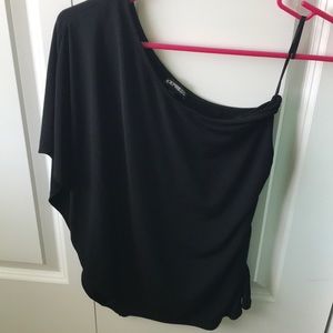 Express one shoulder top